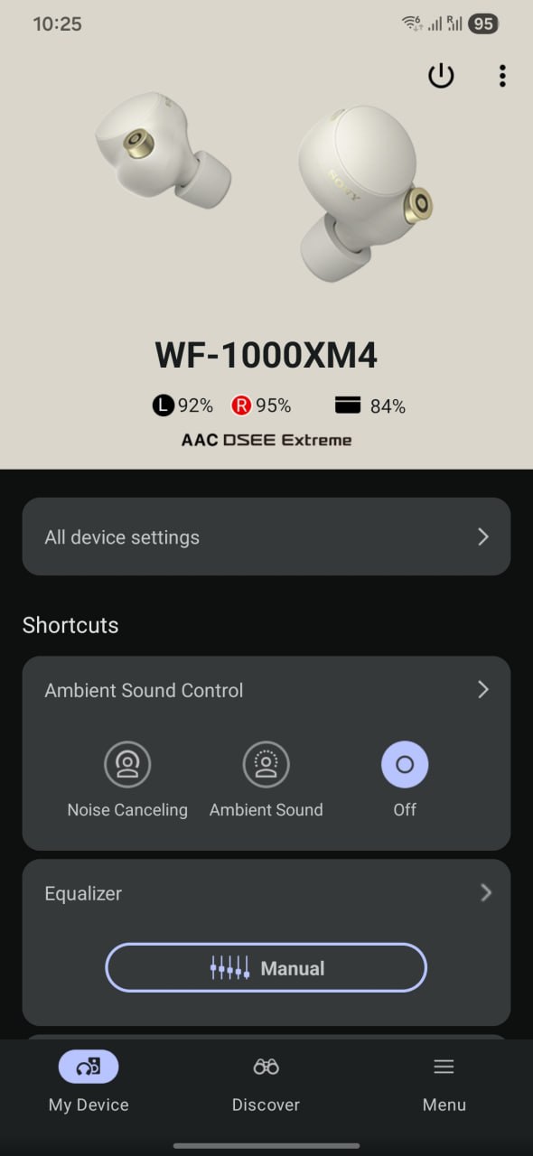 Наушники Sony WF-1000XM4