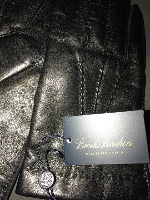 Brooks Brothers перчатки кашемировые с подкладкой, размер S