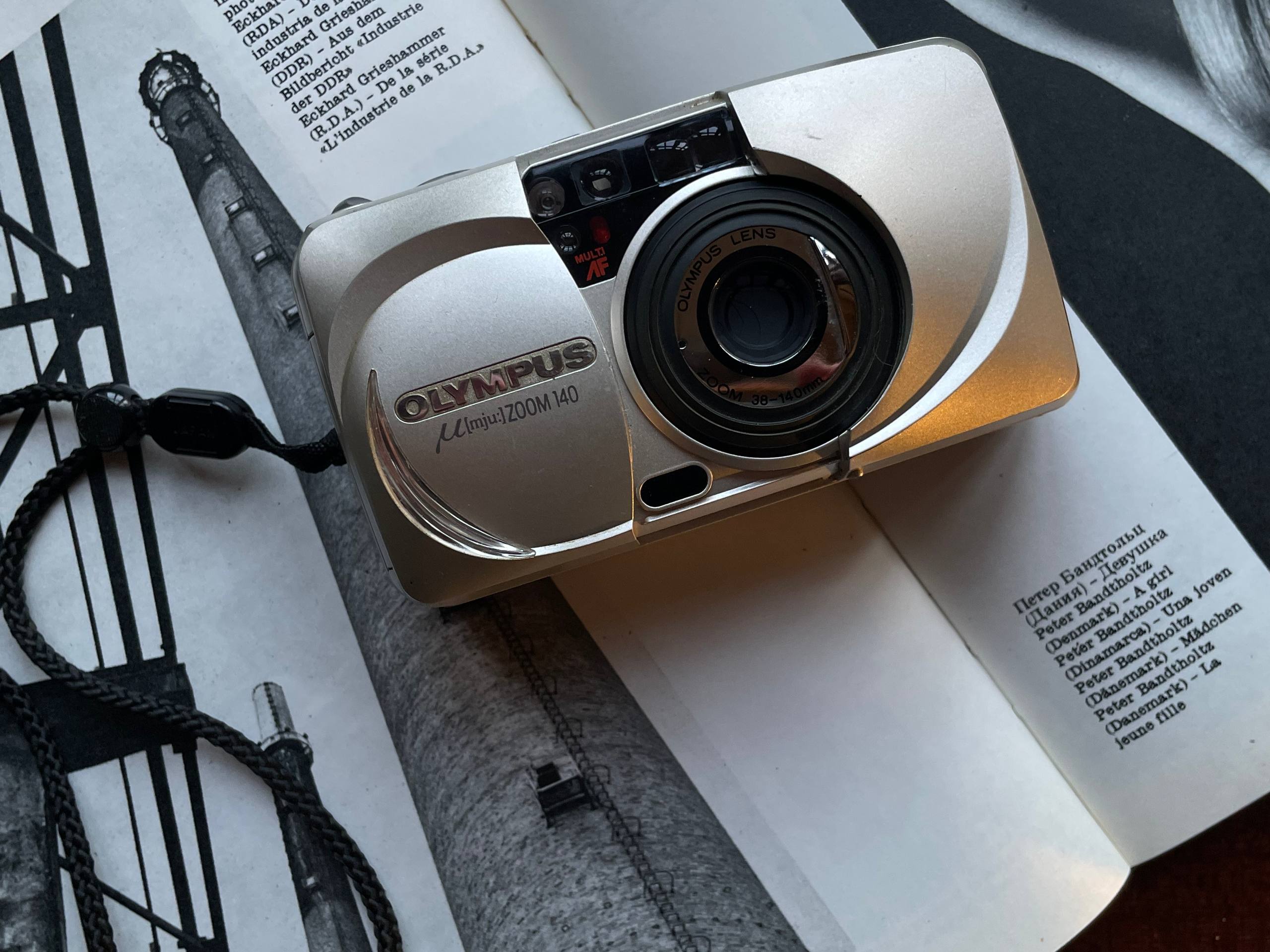 Olympus mju Zoom плёночная камера
