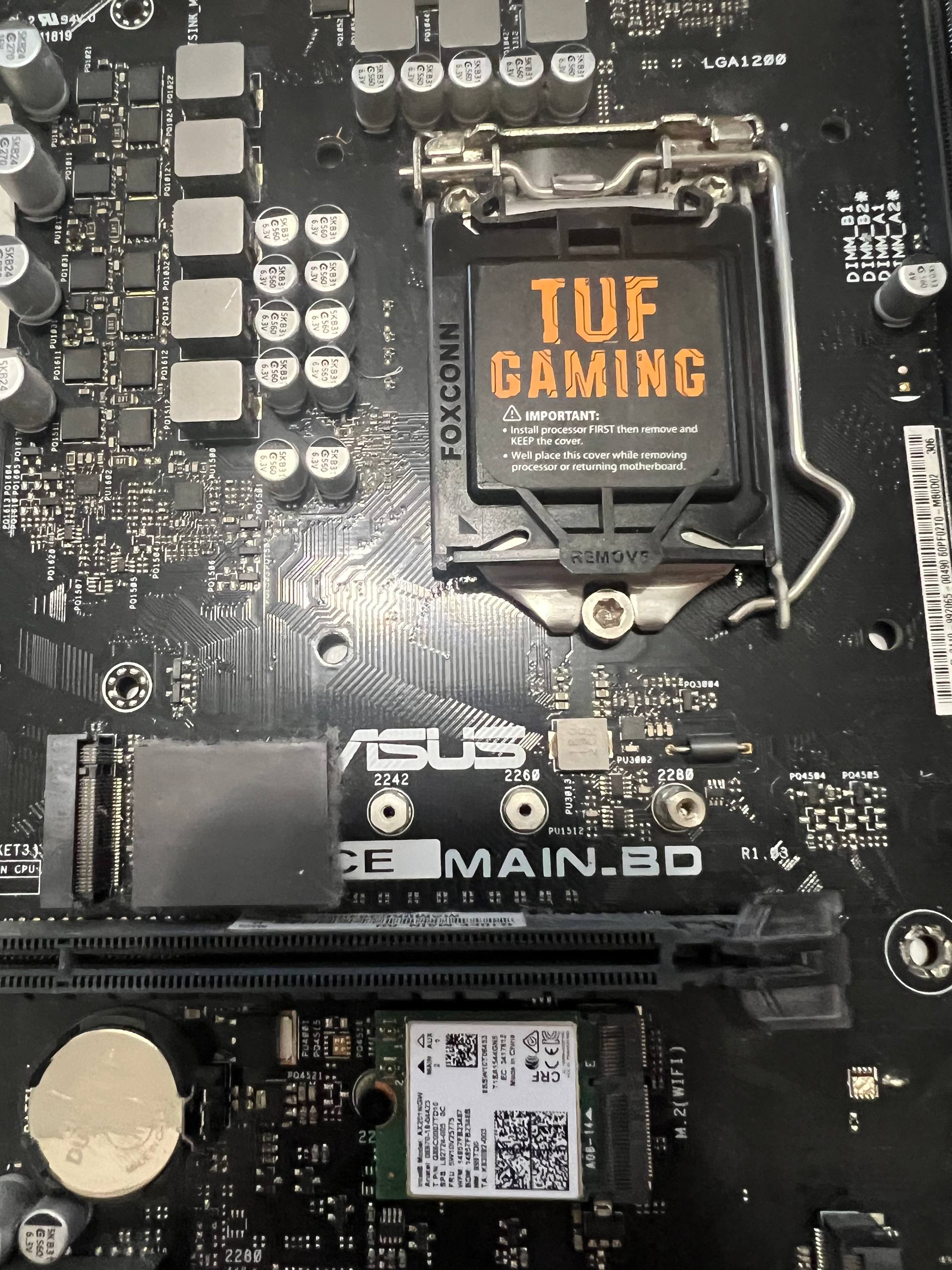 Комплект: Материнская плата ASUS TUF Gaming B460M-PLUS + Блок питания Great Wall