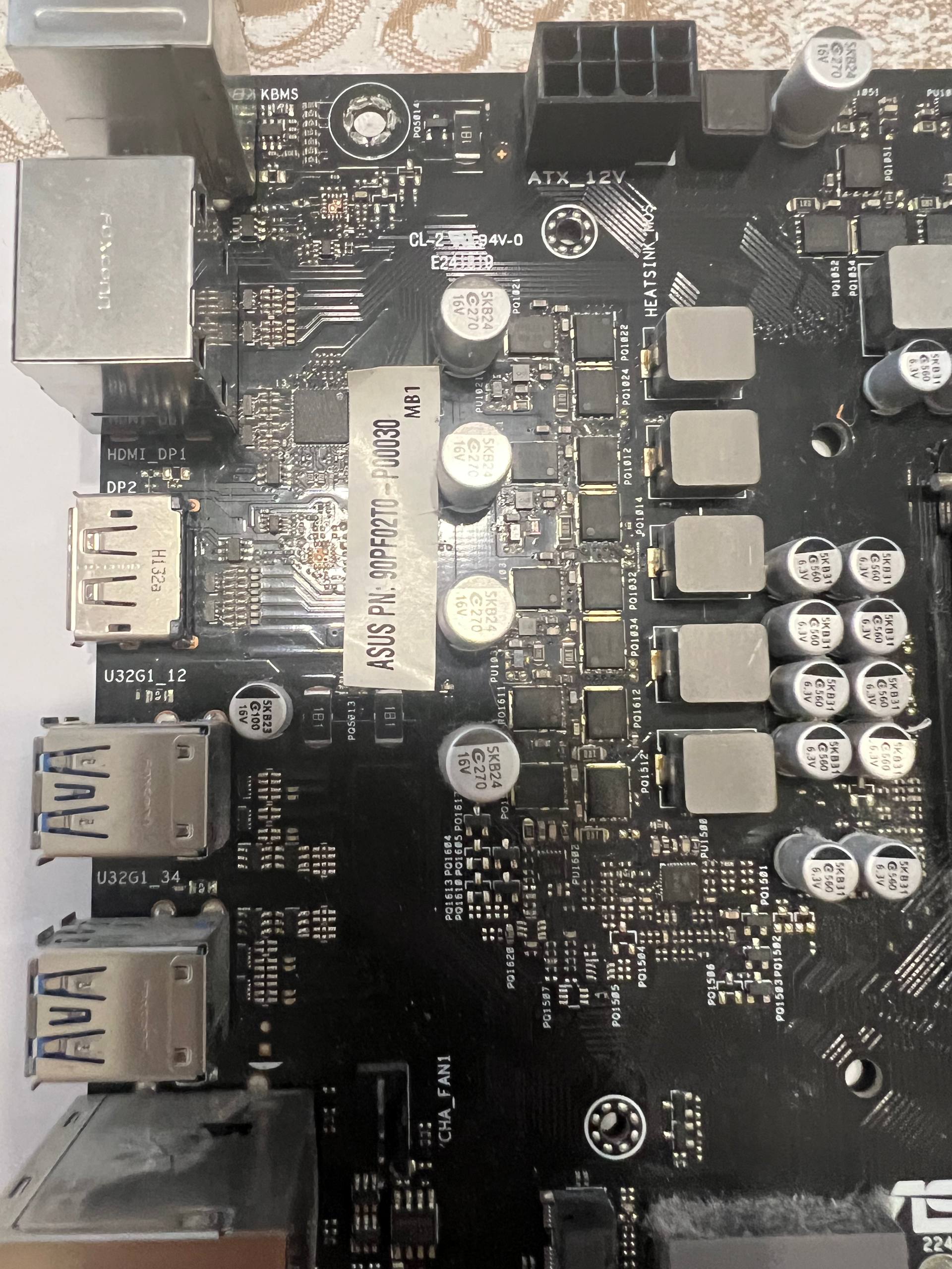 Комплект: Материнская плата ASUS TUF Gaming B460M-PLUS + Блок питания Great Wall