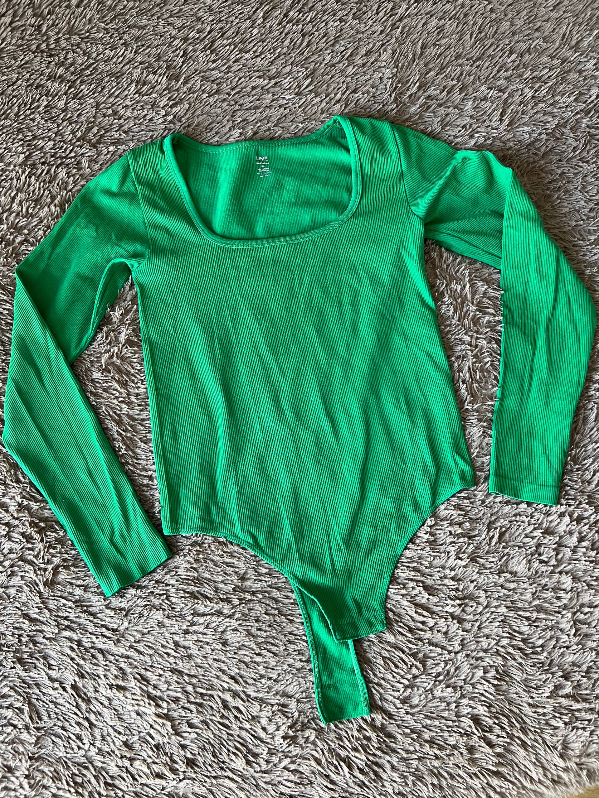 Боди Lime зелёное, размер M/L