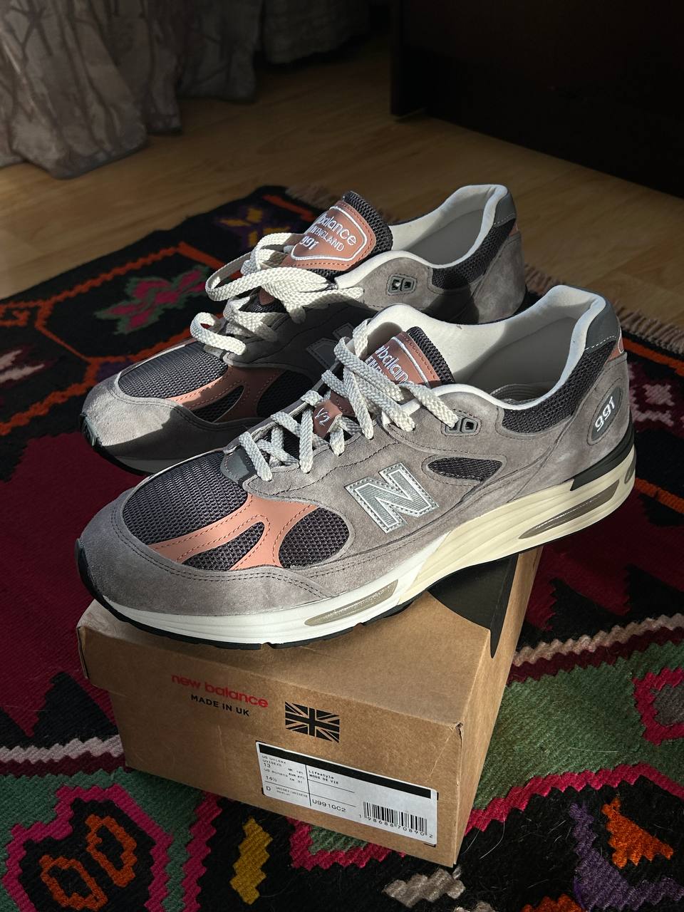Кроссовки New Balance 991, размер 47/47.5