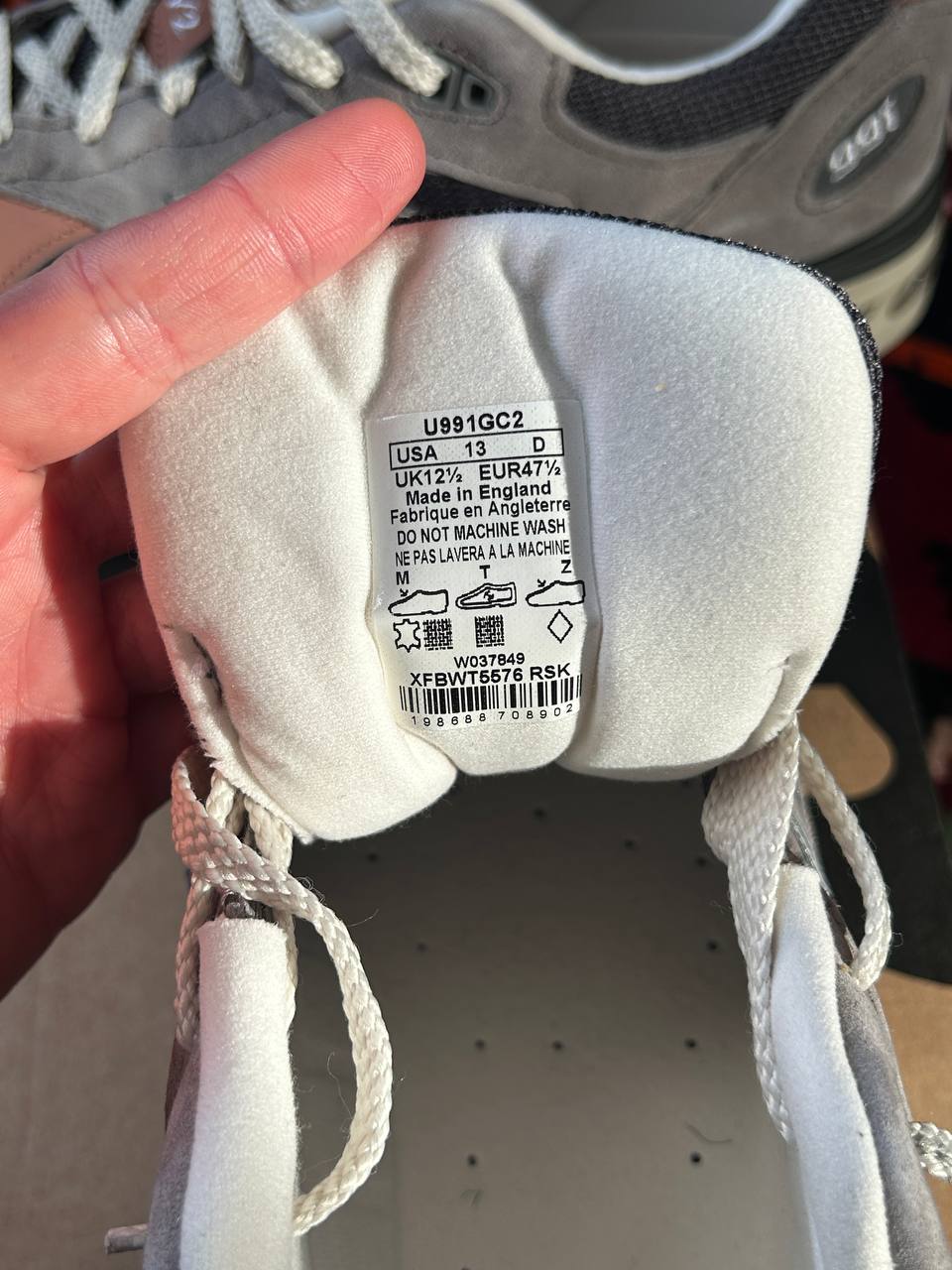 Кроссовки New Balance 991, размер 47/47.5