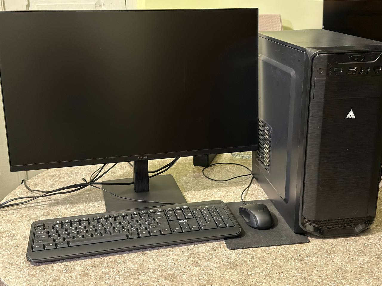 Компьютер Intel Core i7-7700 + Radeon RX 550 + монитор 27" 100Hz