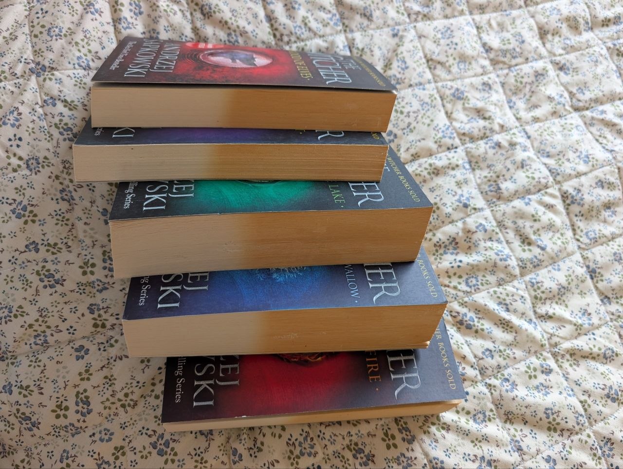 Сет из 5 книг «The Witcher» на английском (Blood of Elves — The Lady of the Lake