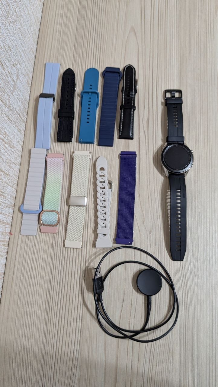 Samsung Galaxy Watch 3, с броней на экране, ремешки в подарок