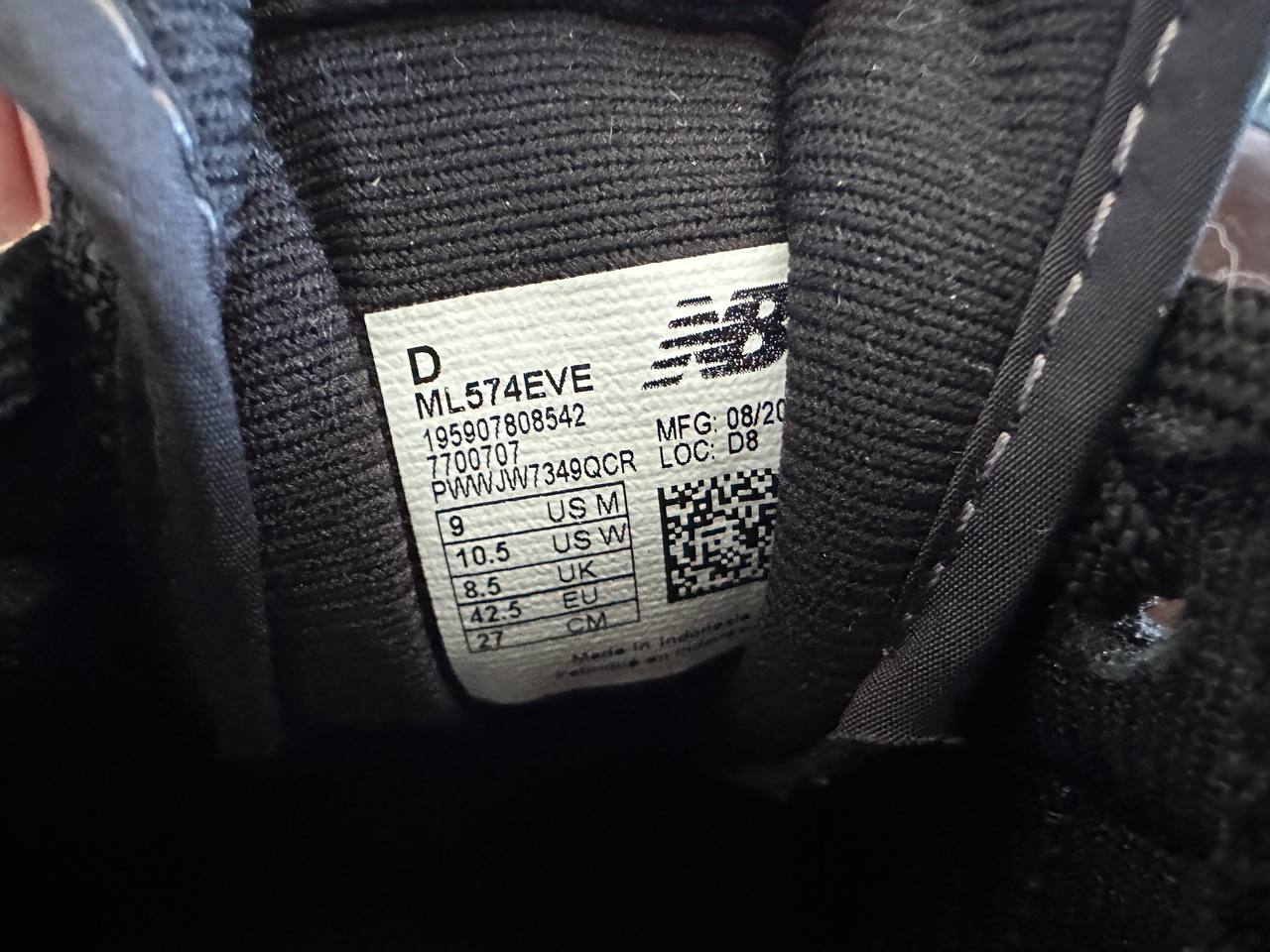 New Balance 574 кроссовки, размер 9US
