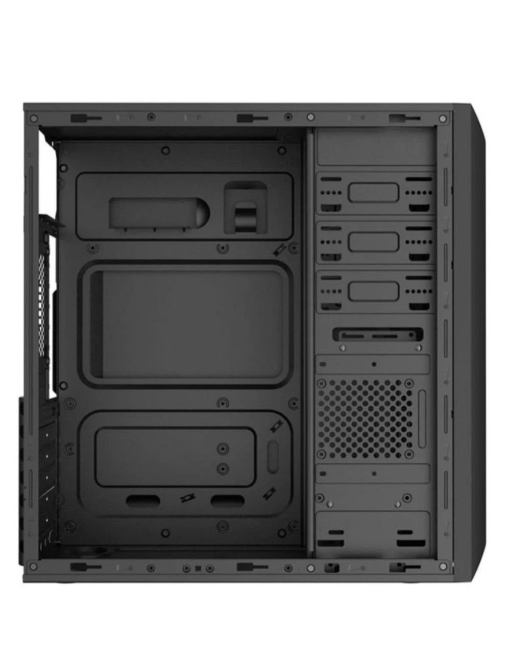 Корпус Sohoo 5916BG 500W с оптическим приводом Asus DRW-24D5MT