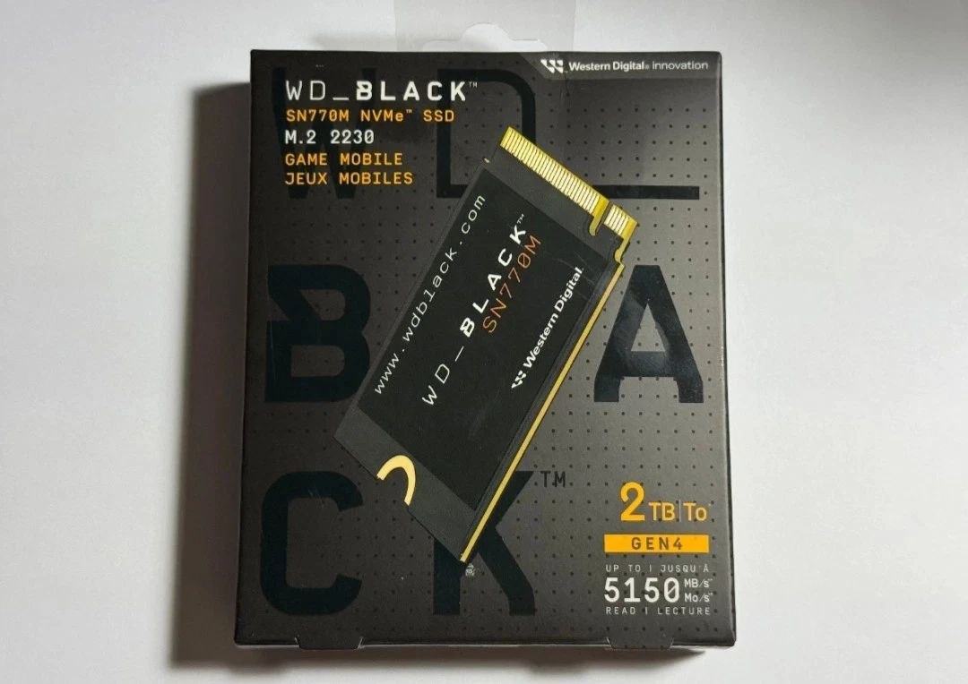 SSD WD_BLACK SN770M 2TB Gen4 M.2 2230 NVMe