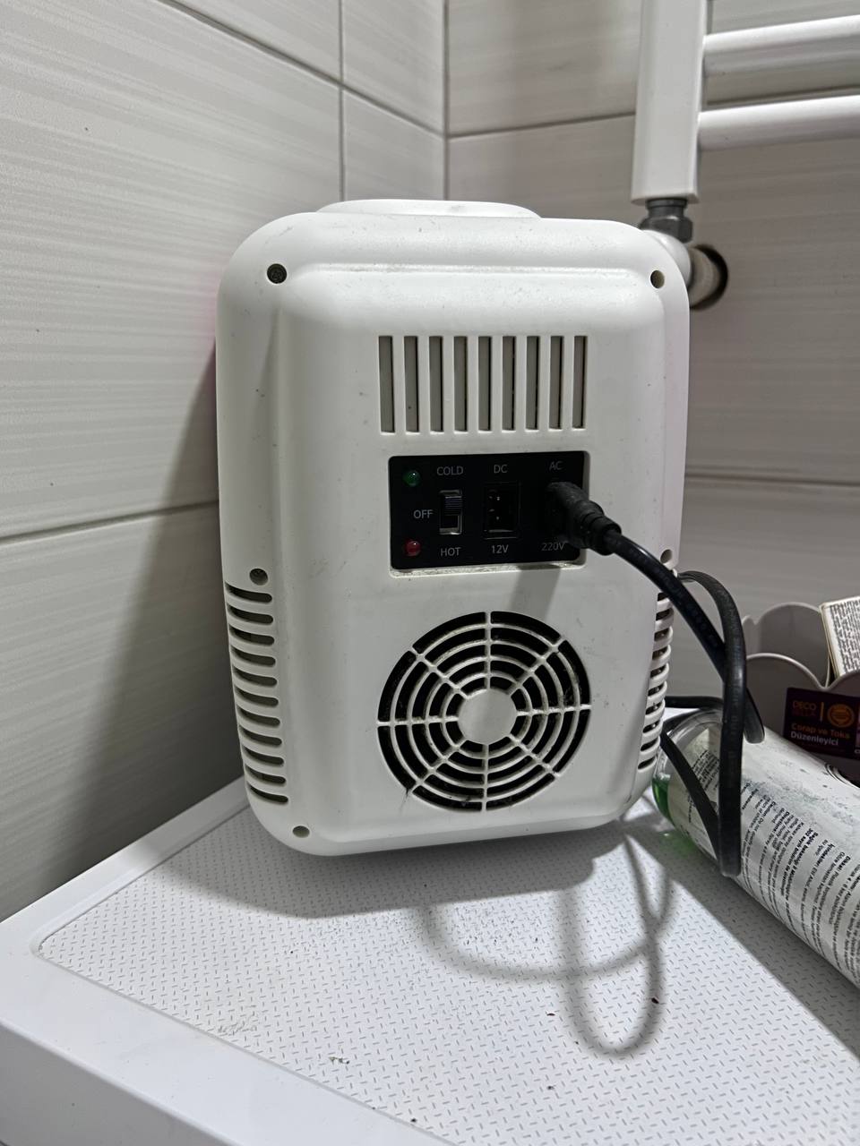 Мини-холодильник/термобокс 5 л, охлаждение + нагрев, 220V/12V