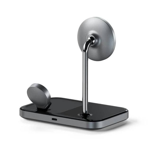 Беспроводная зарядная станция Satechi 3-в-1 для iPhone, Apple Watch и AirPods