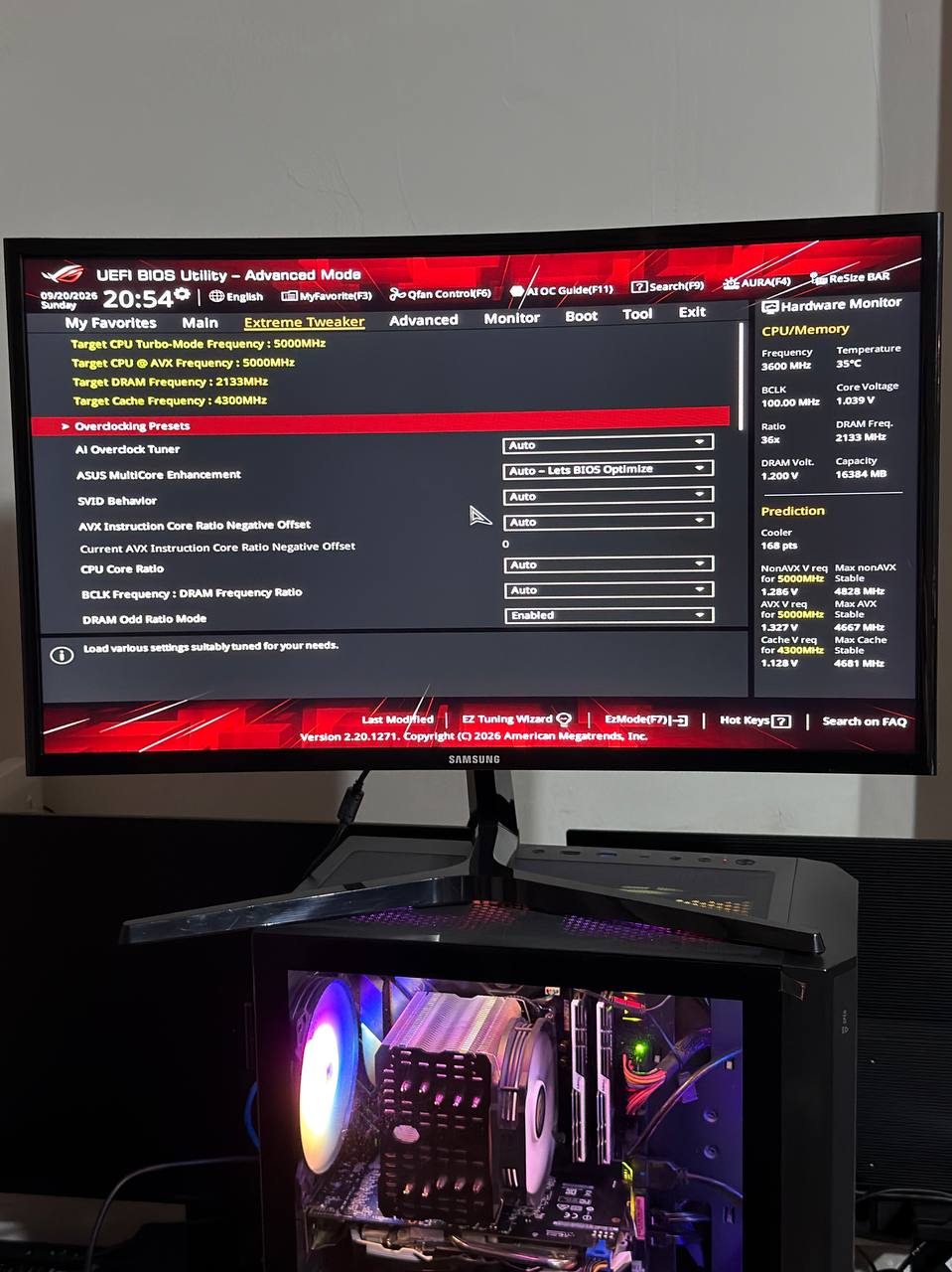 Игровой ПК полным комплектом: i9-9900KF, RX 570, монитор Samsung 27"