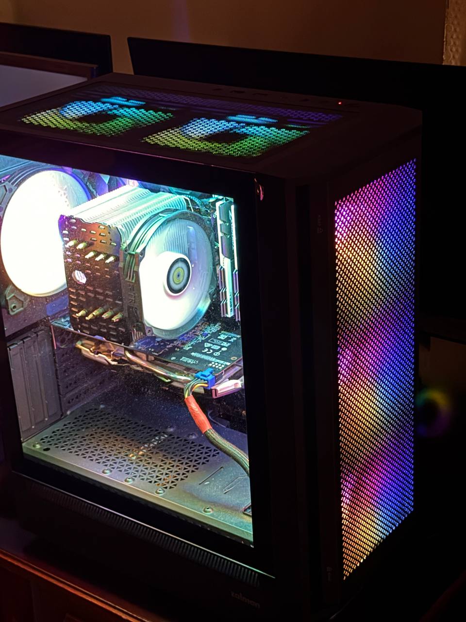 Игровой ПК полным комплектом: i9-9900KF, RX 570, монитор Samsung 27"