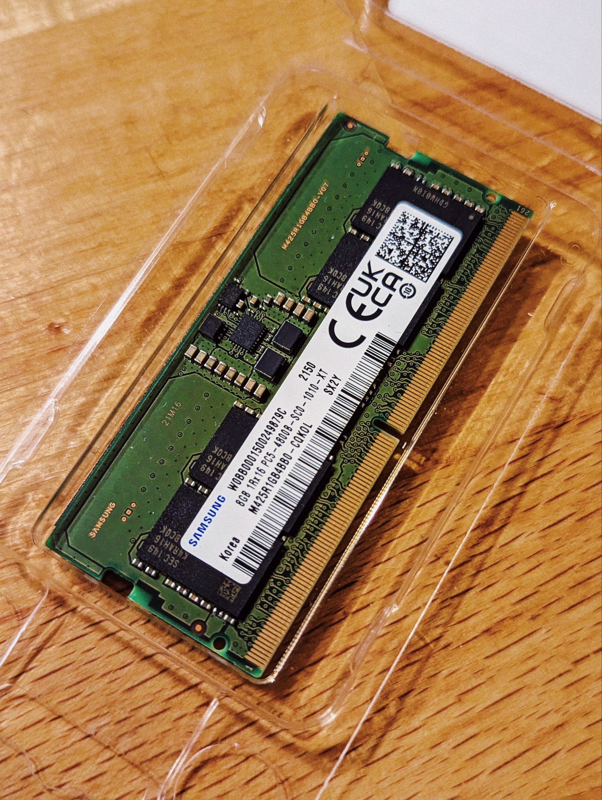 Оперативная память Samsung 8GB DDR5-4800 SO-DIMM