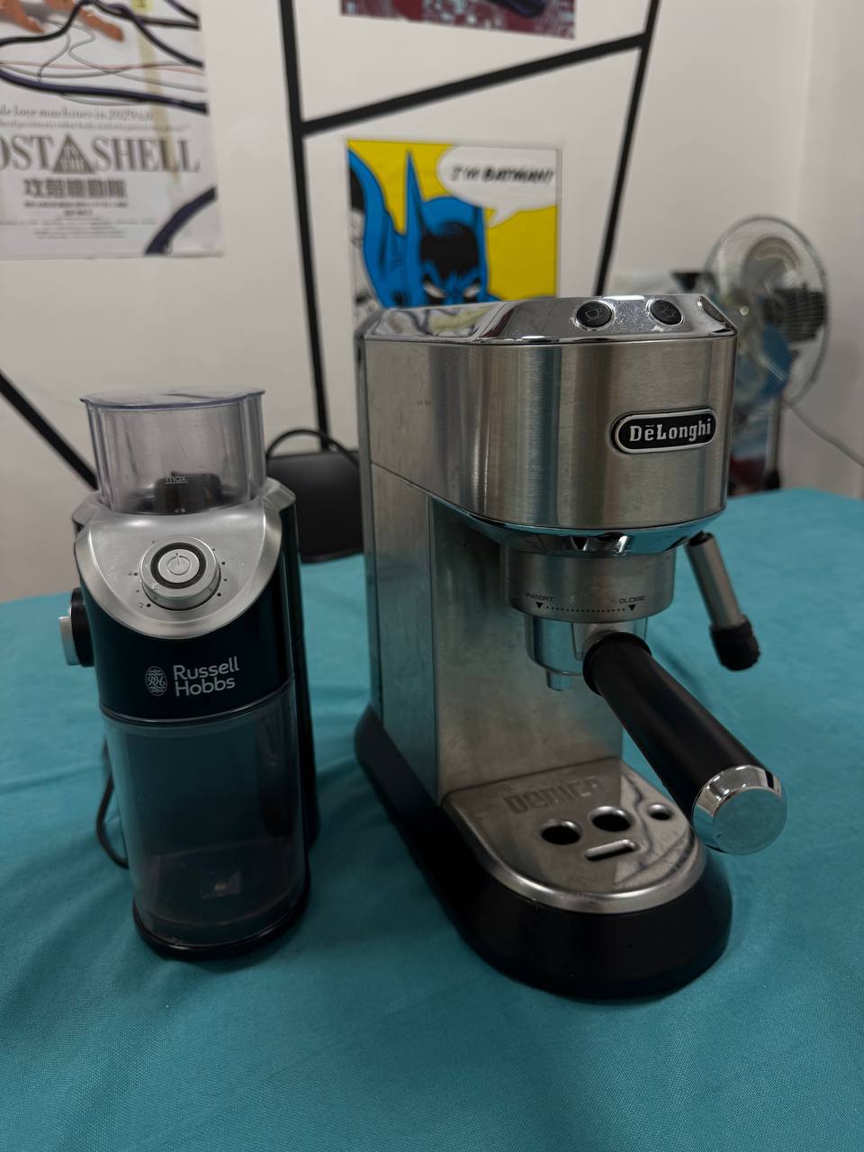 De’Longhi Dedica + кофемолка Russell Hobbs