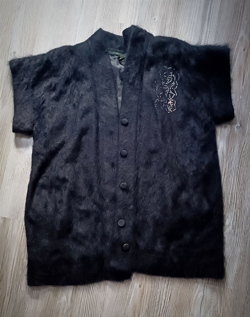 Винтажная кофта ангора пуховая L-XL