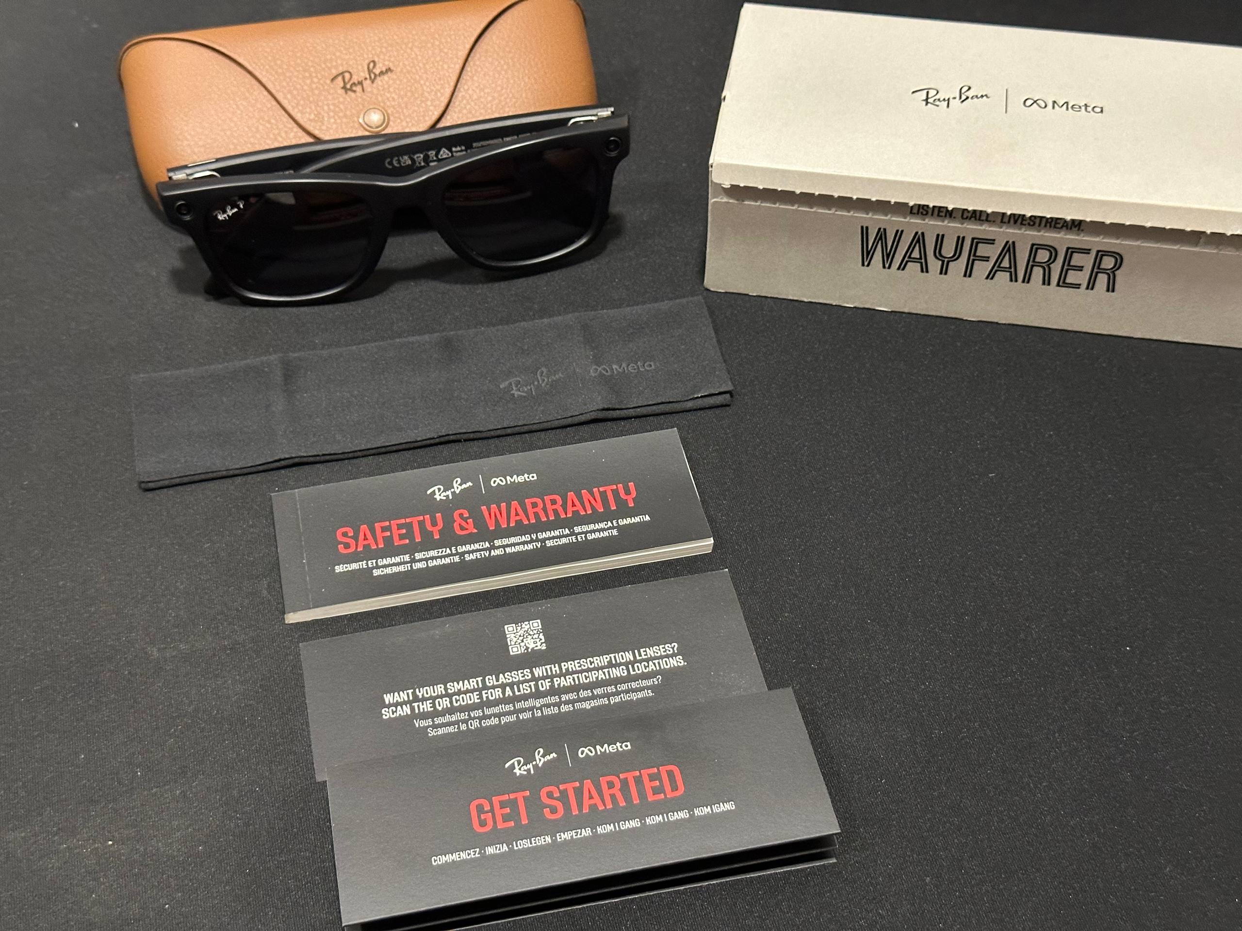 Ray-Ban x Meta Wayfarer умные очки