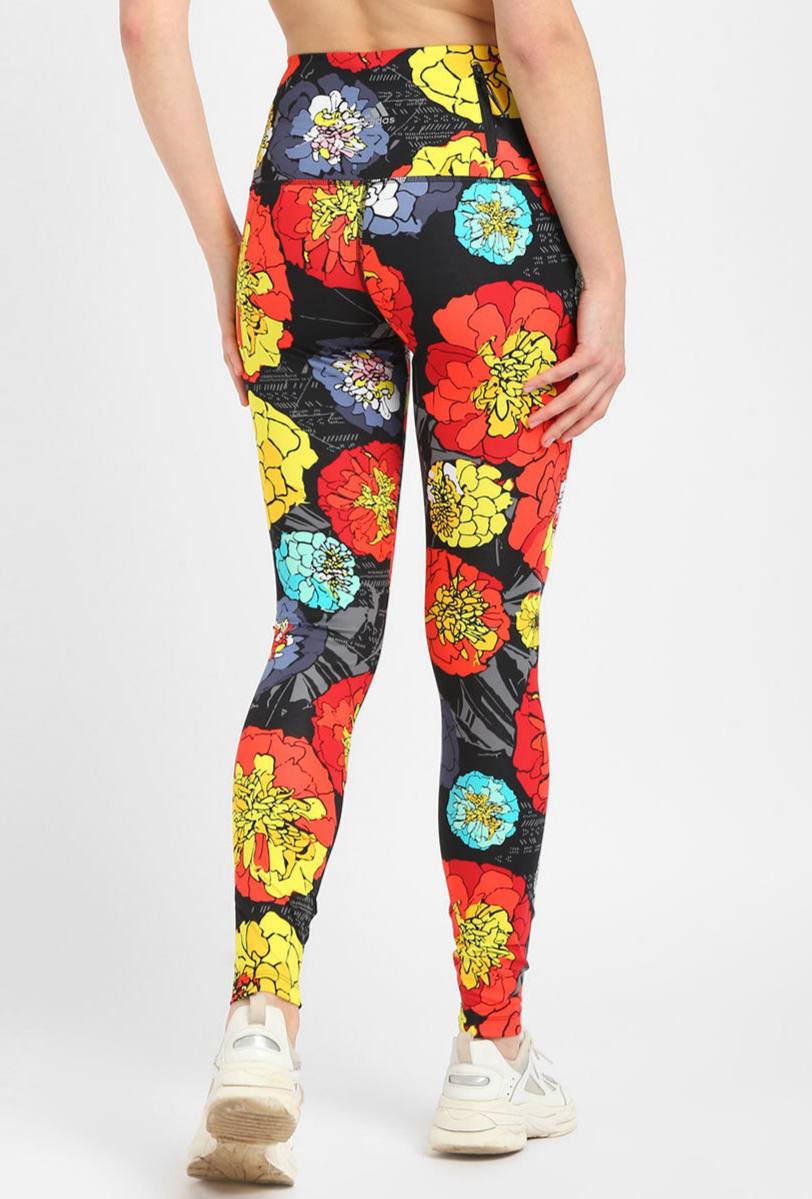 Леггинсы Adidas Run Flower, размер L/XL