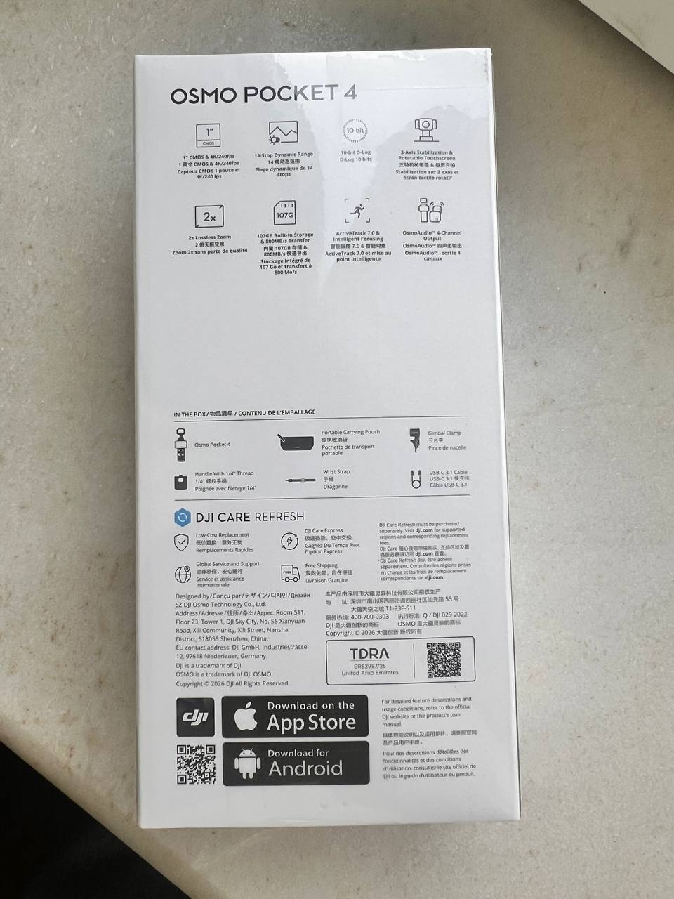 DJI Osmo Pocket 4 (Standard Combo)