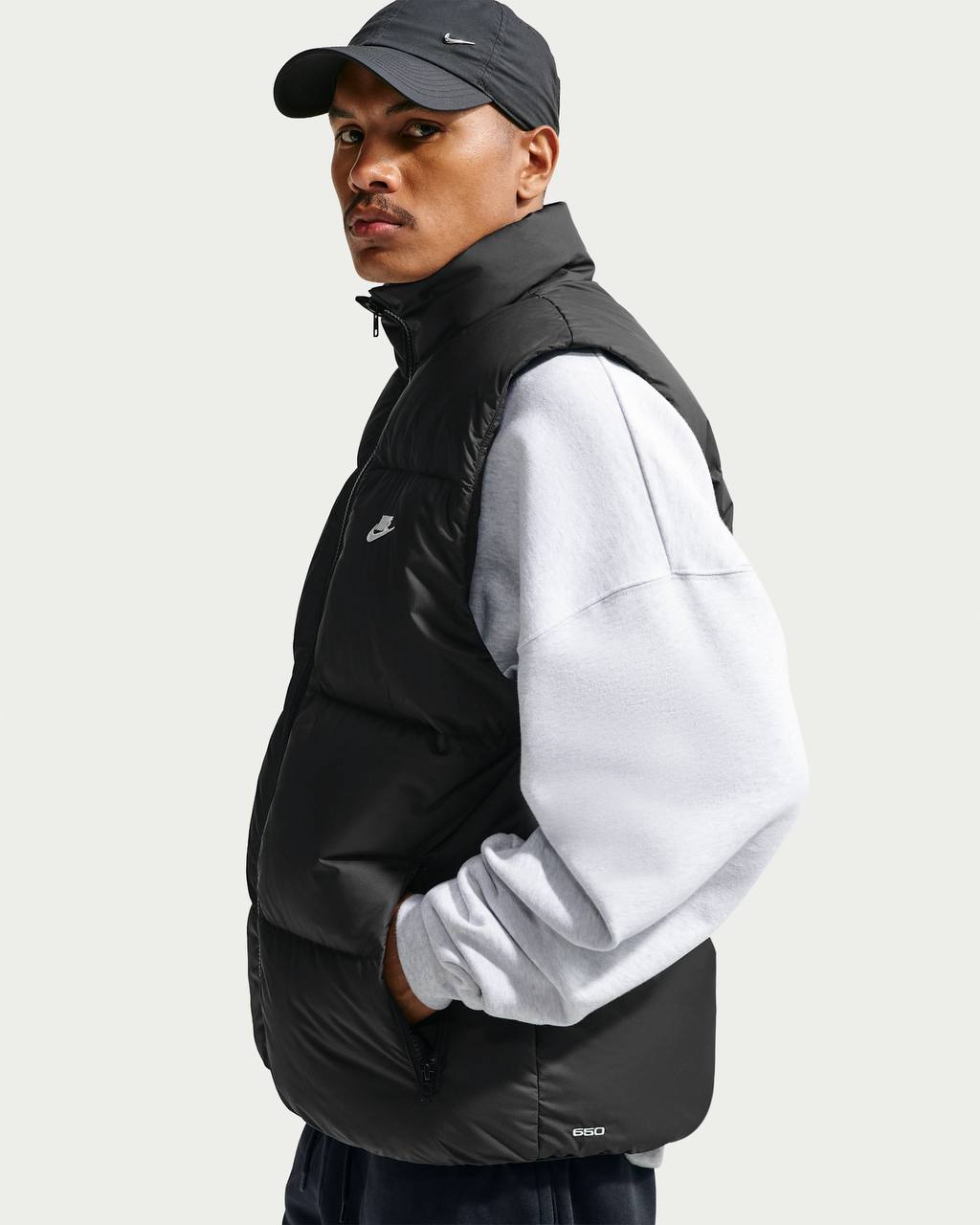 Мужская пуховая жилетка Nike Club Puffer Black S