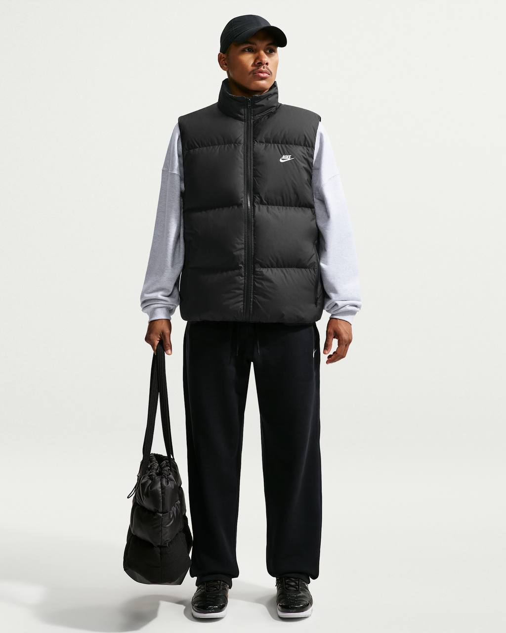 Мужская пуховая жилетка Nike Club Puffer Black S
