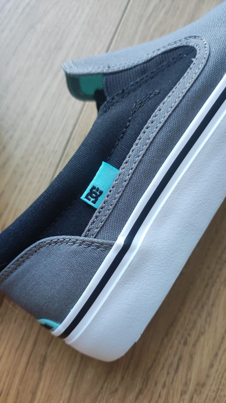 Кеды DC Shoes серые, оригинал, размер 40
