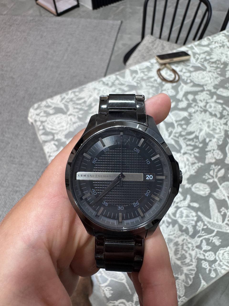 Мужские часы Armani Exchange, чёрный корпус
