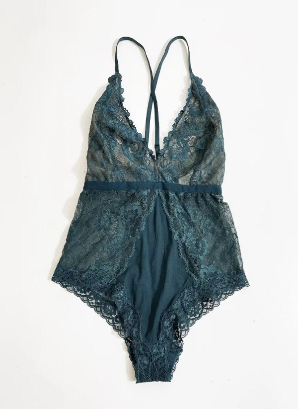 Боди H&M изумрудное, размер M