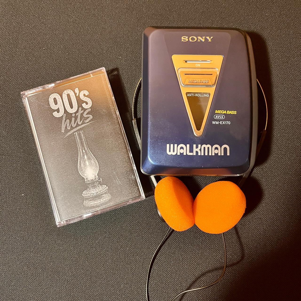Sony Walkman WM-EX170 кассетный плеер, темно-синий