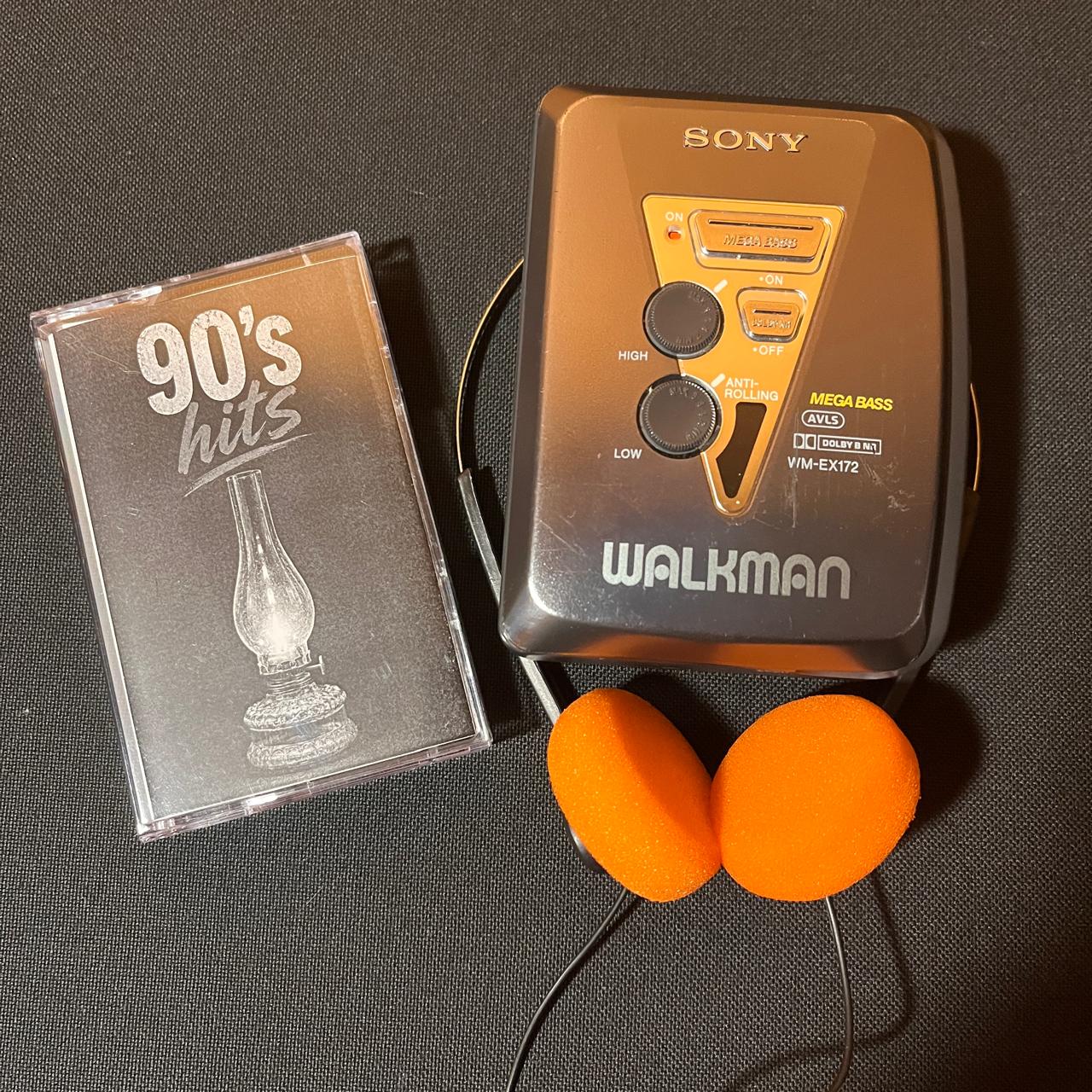 Sony Walkman WM-EX170 кассетный плеер, темно-синий