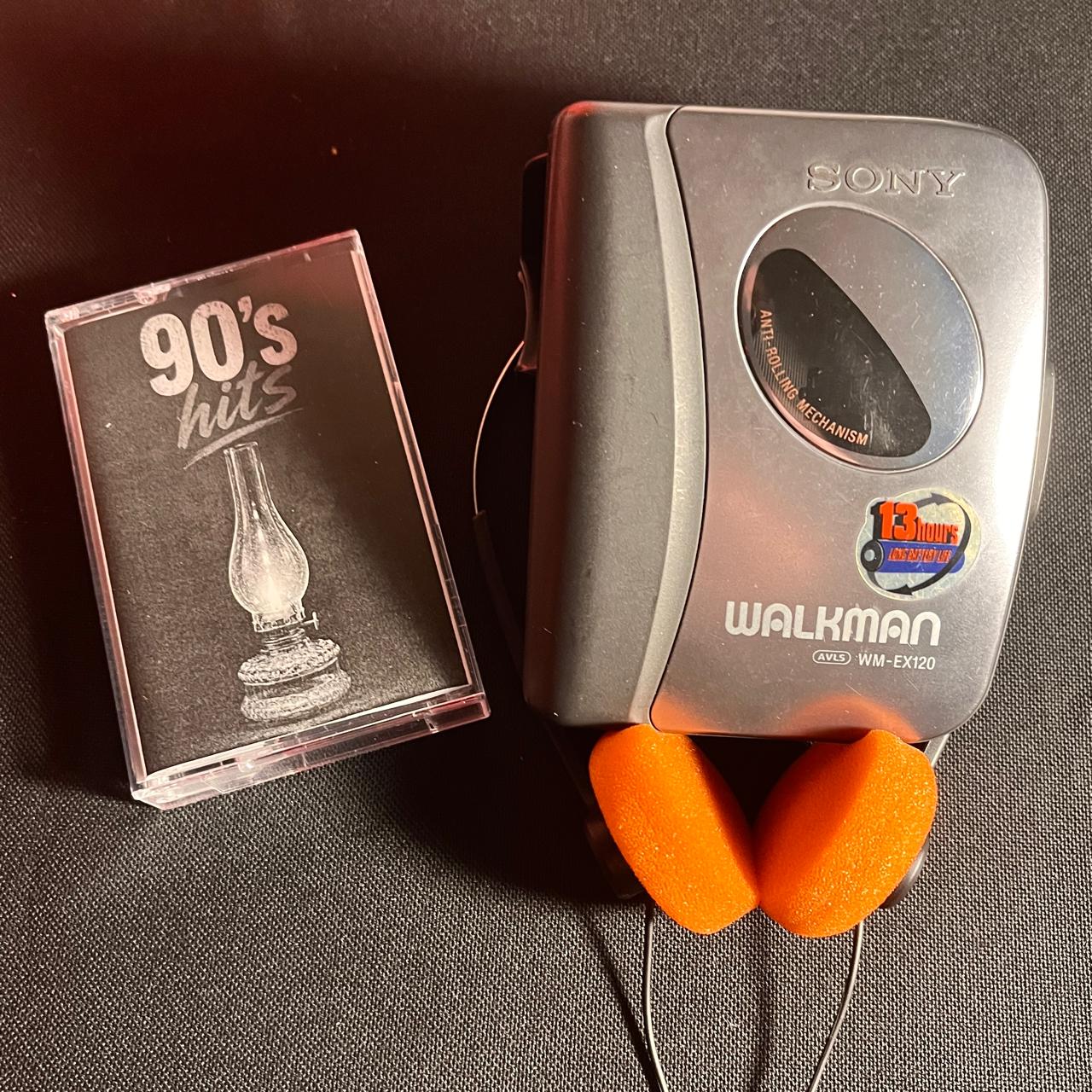 Sony Walkman WM-EX170 кассетный плеер, темно-синий