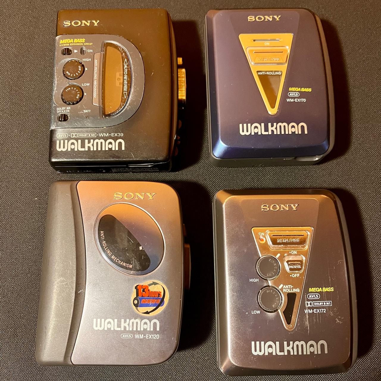 Sony Walkman WM-EX170 кассетный плеер, темно-синий