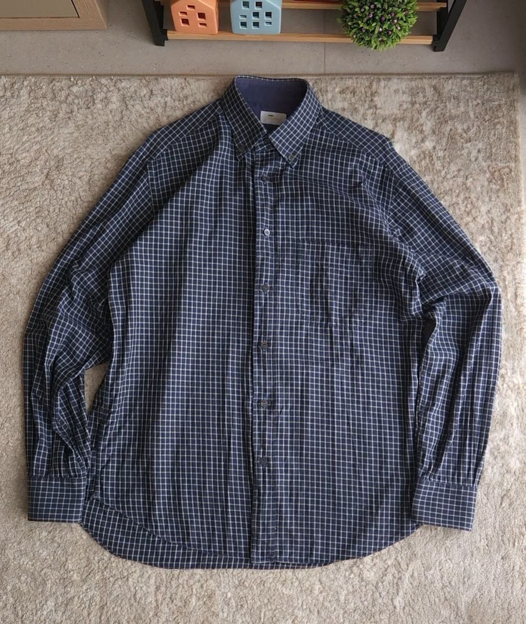 Рубашка Brioni, 100% хлопок, Made in Italy, размер III (M–L)