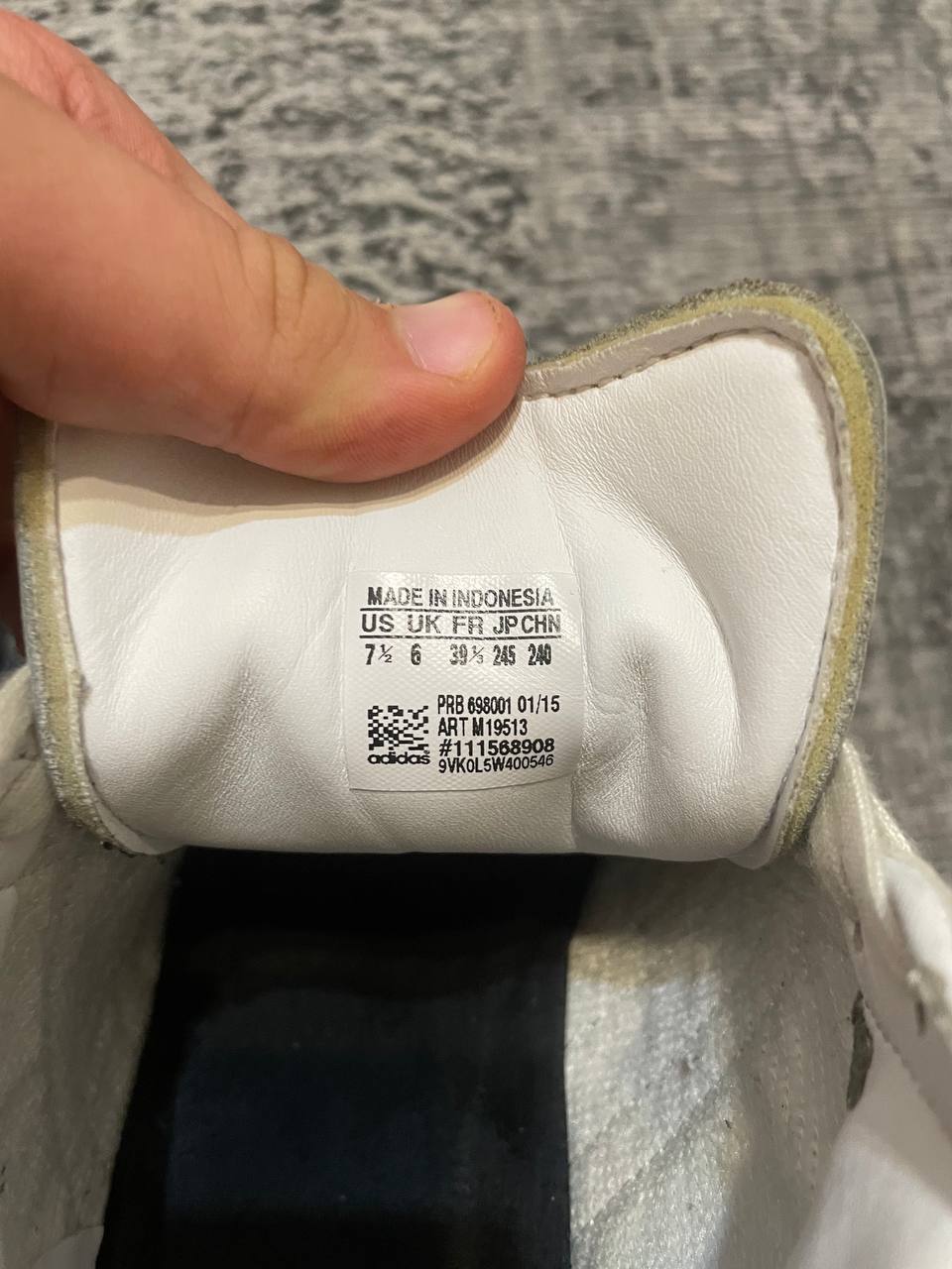 Adidas Superstar High кроссовки, размер 39 1/3