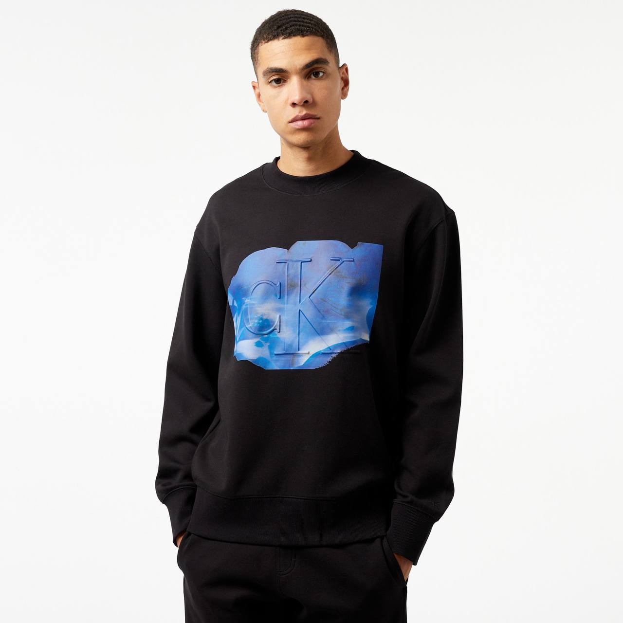 Мужской свитшот Calvin Klein Jeans Embossed Euphoric Floral