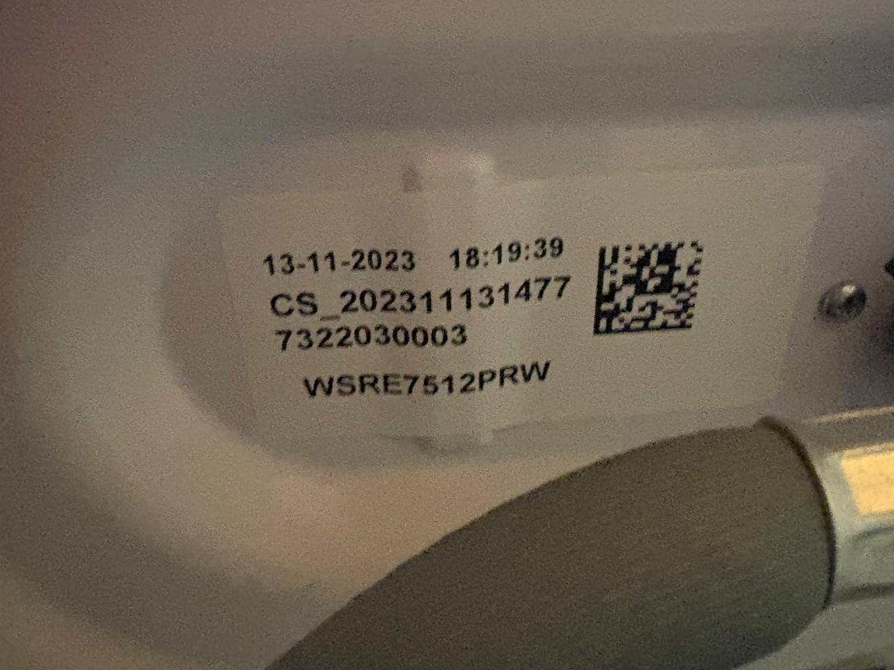 Стиральная машина Beko WSRE 7512 PRW