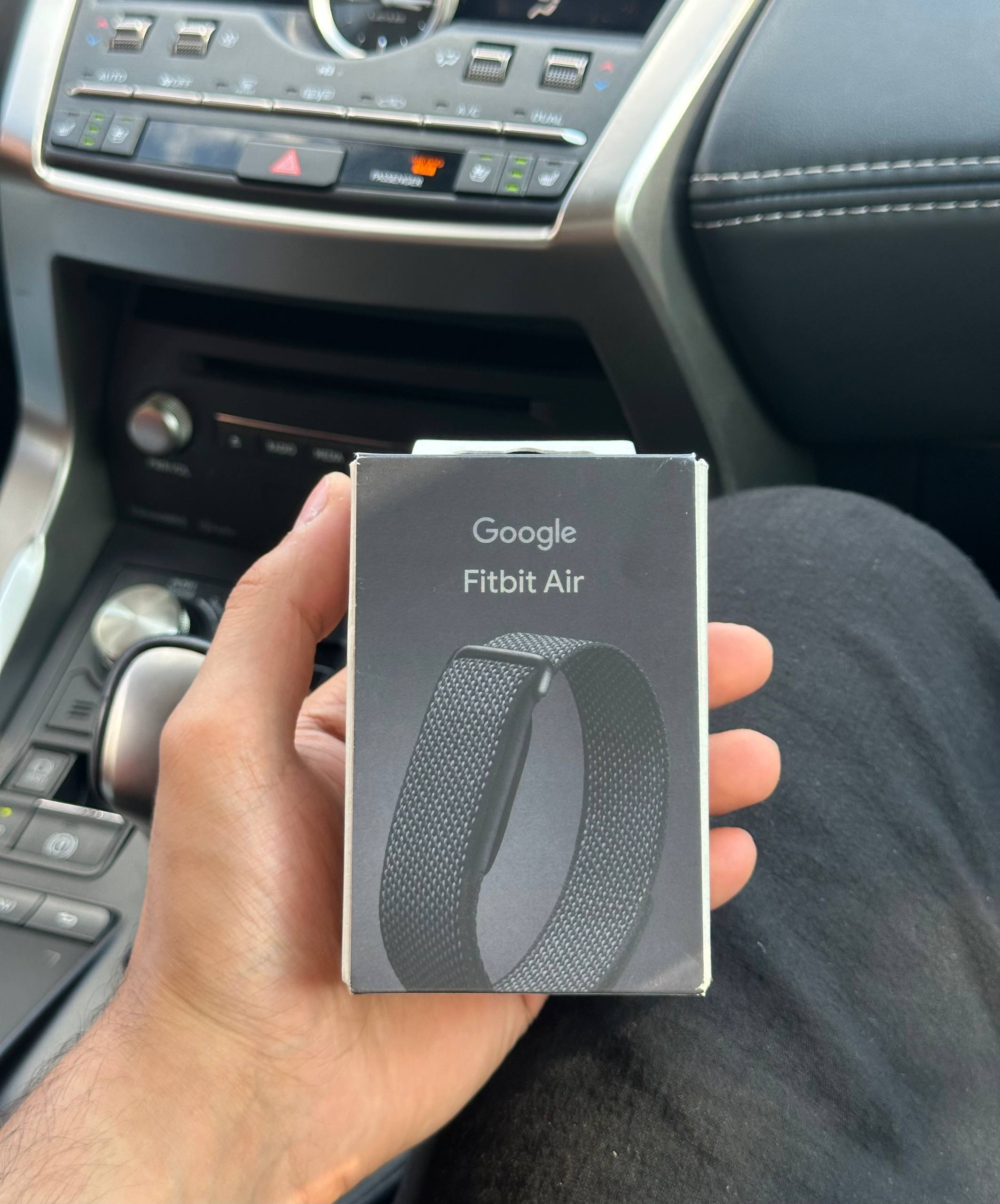 Google Fitbit Air Black Edition
