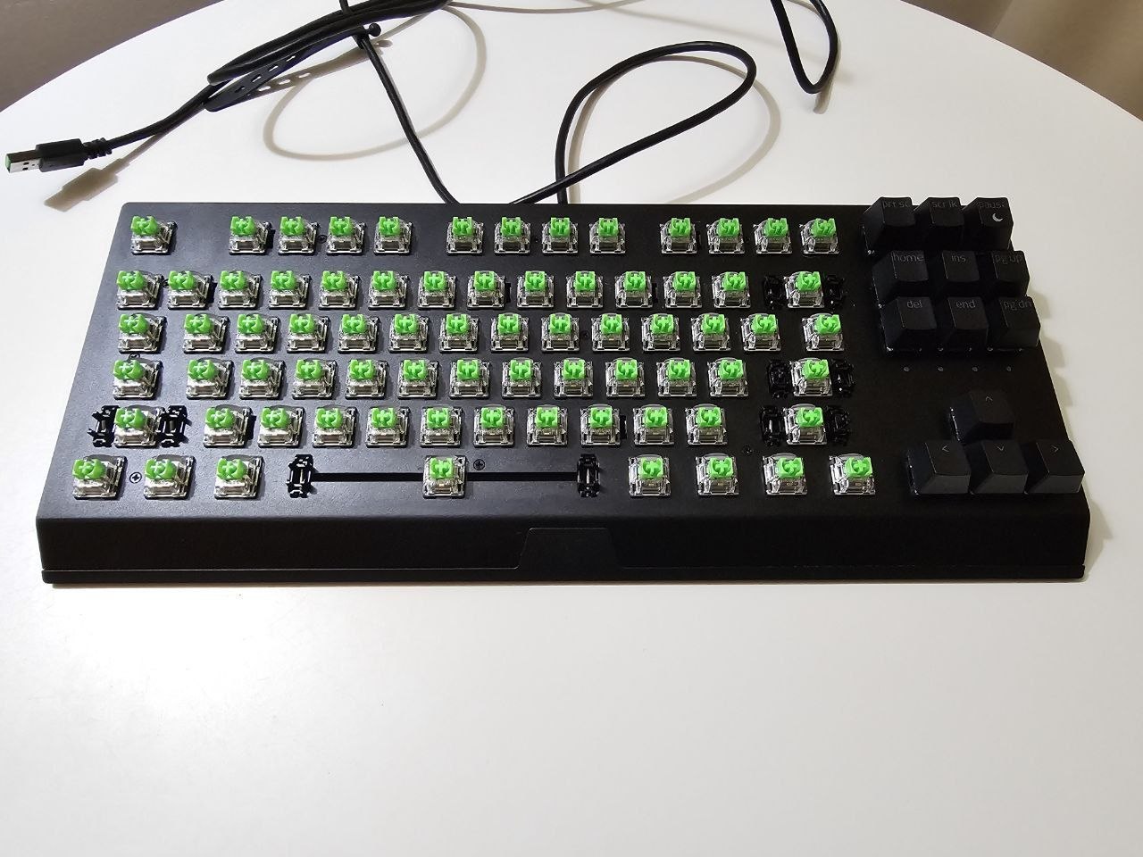 Razer BlackWidow V3 TKL (Green Switch), Black