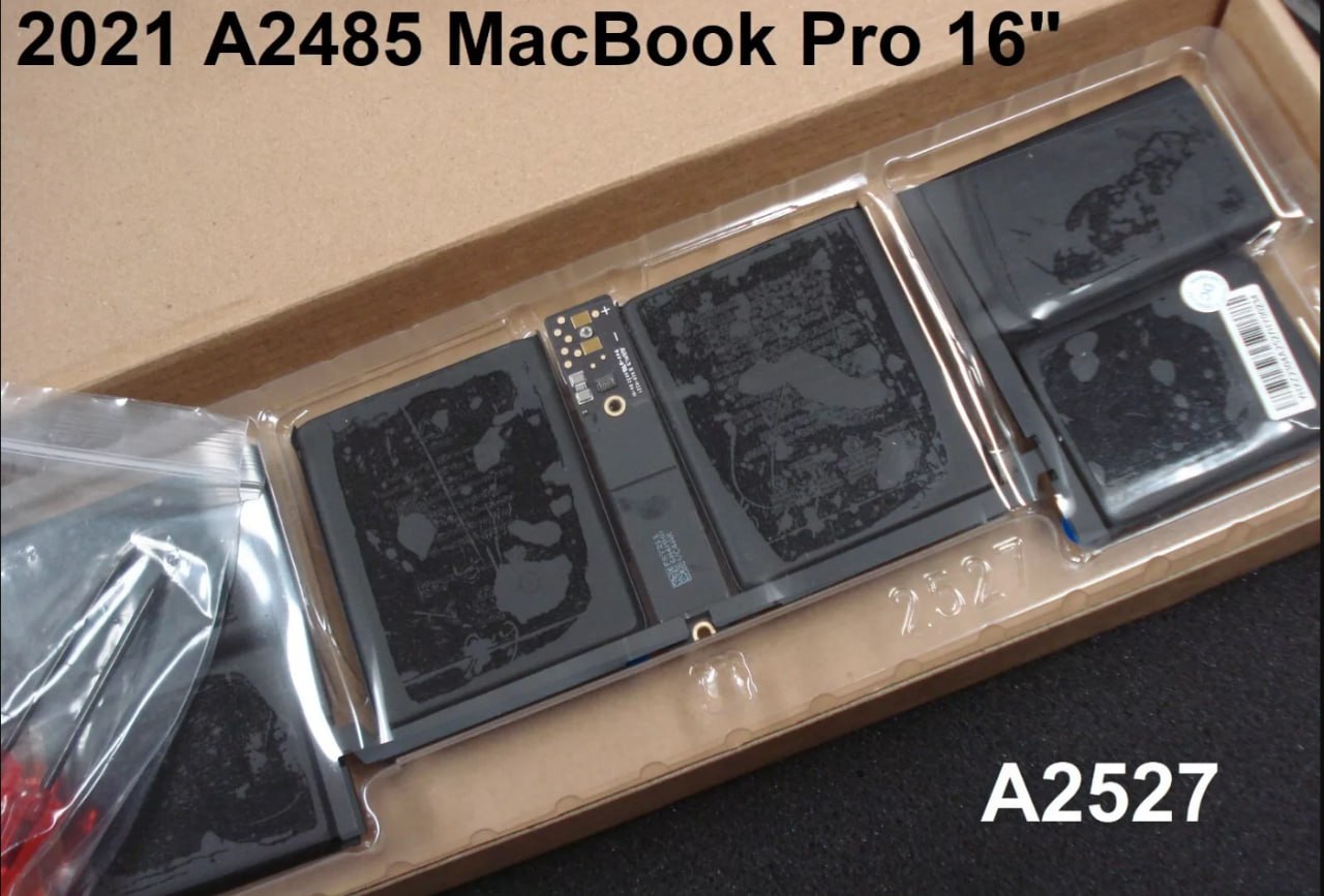 Аккумулятор A2527 для MacBook Pro 16" M1/M2 (A2485, A2780)