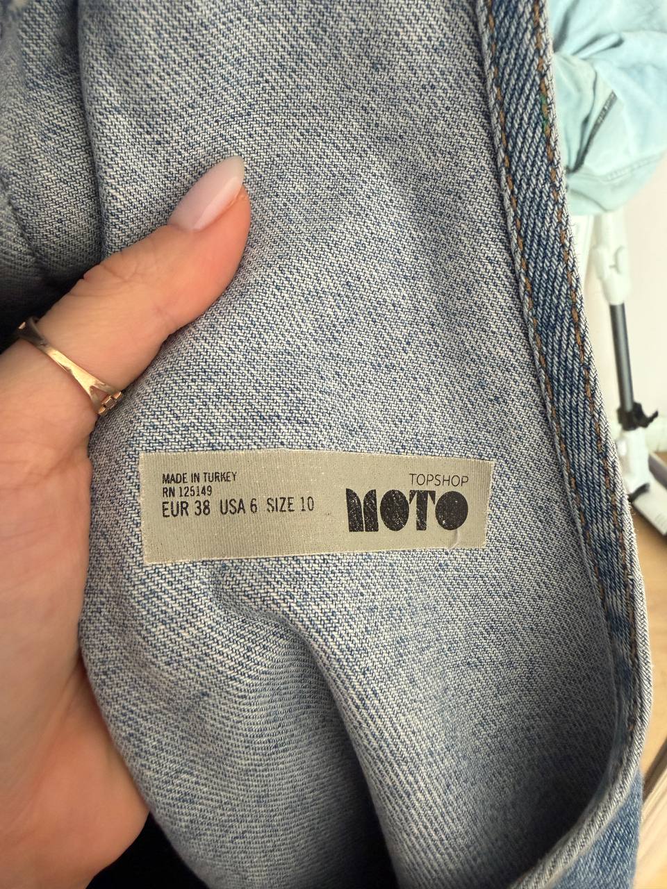 Джинсовый комбинезон TOPSHOP, размер 38 / S-M