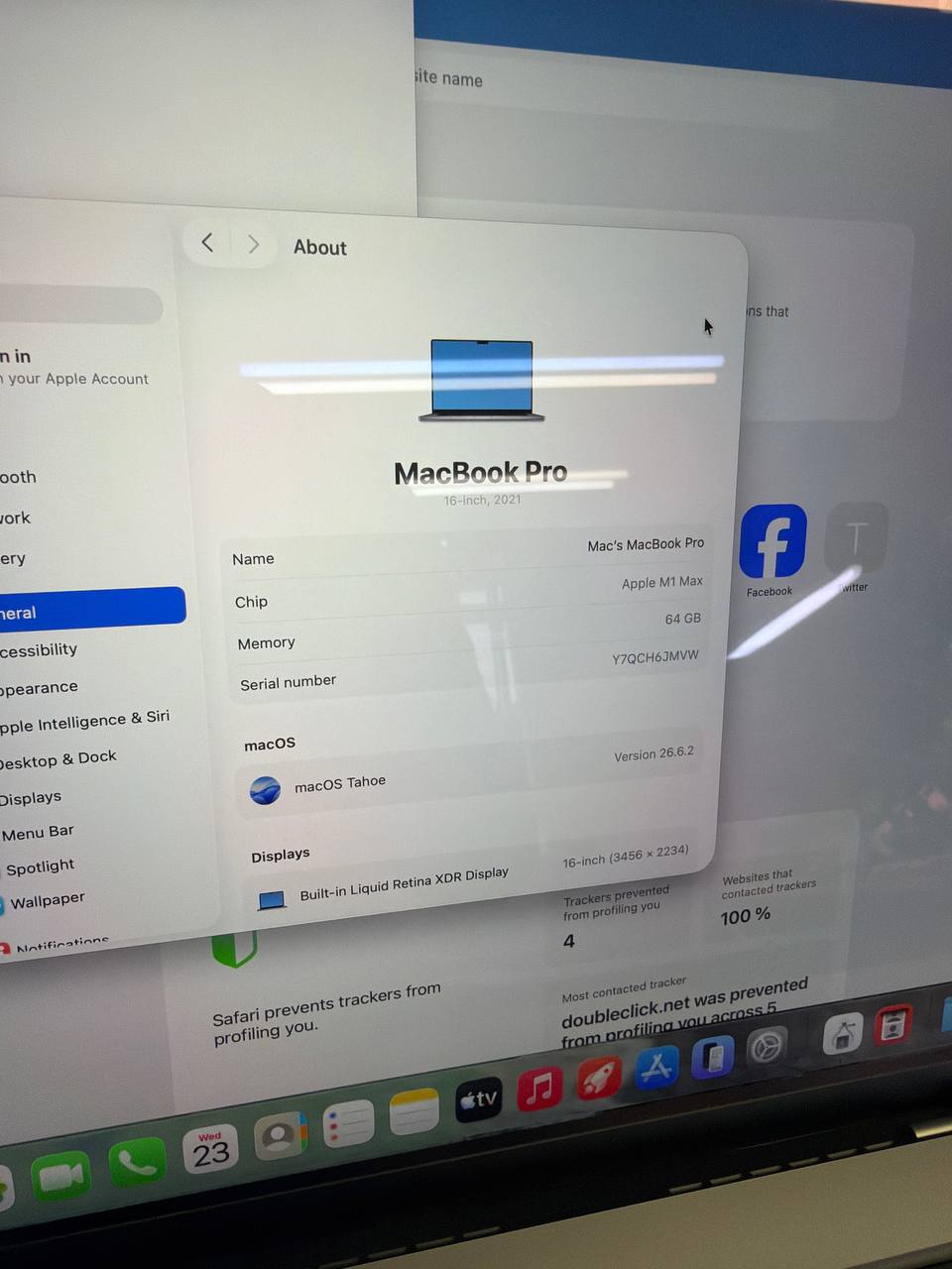 MacBook Pro 16 (2021) M1 Max 64GB/1TB Space Gray