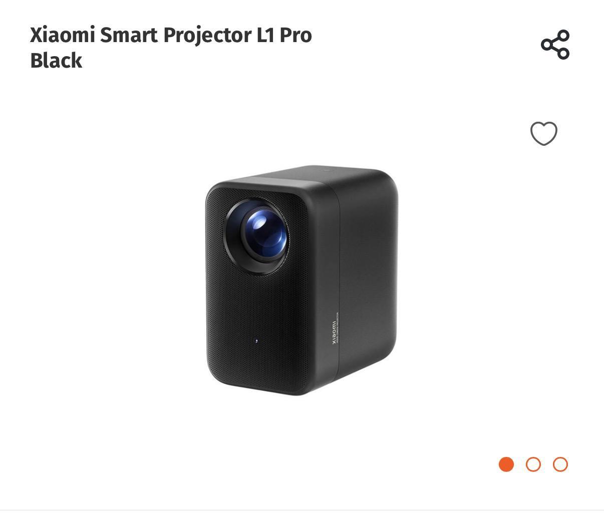 Xiaomi Smart Projector L1 Pro Black