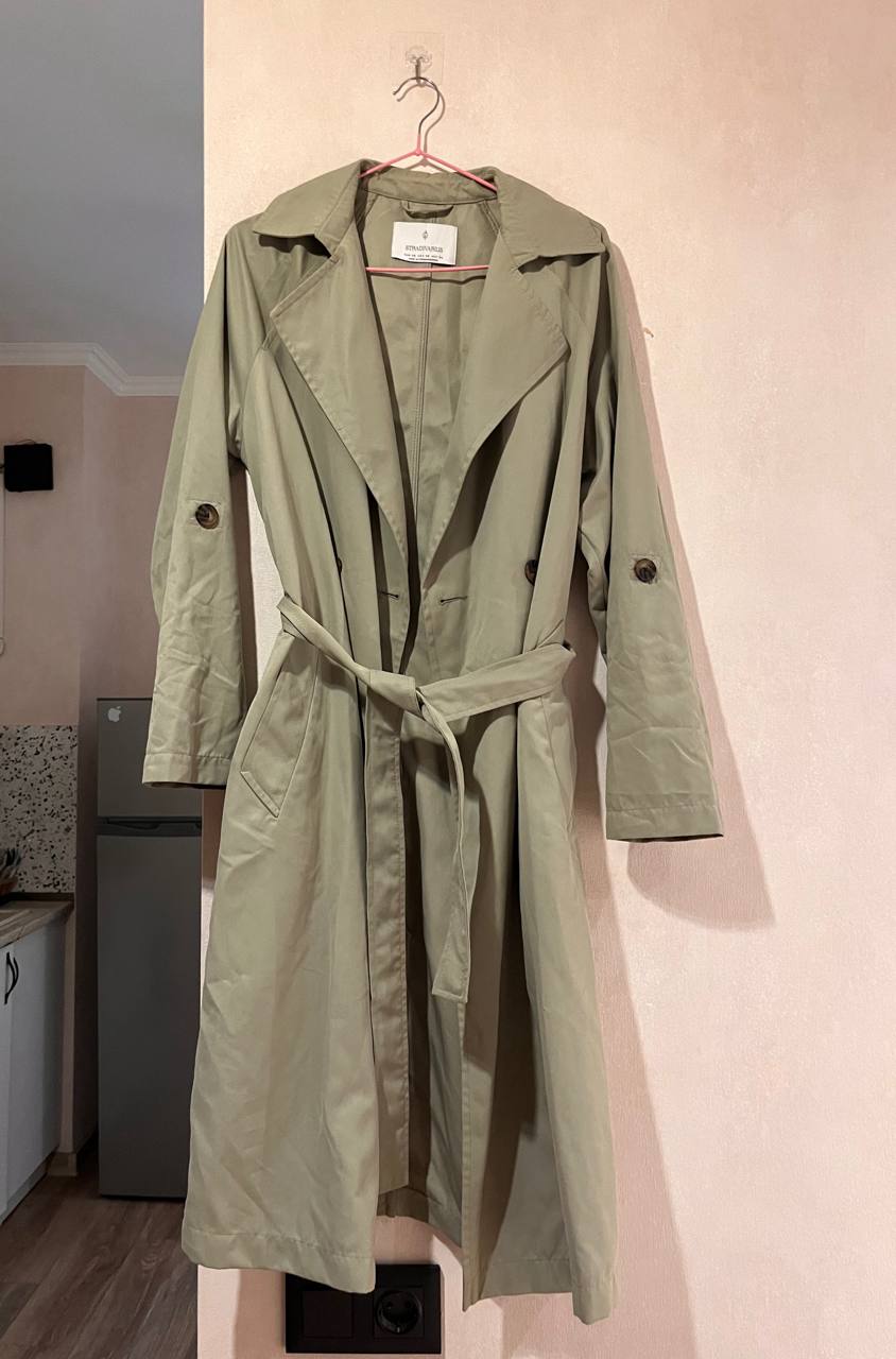 Тренч Stradivarius, размер XS