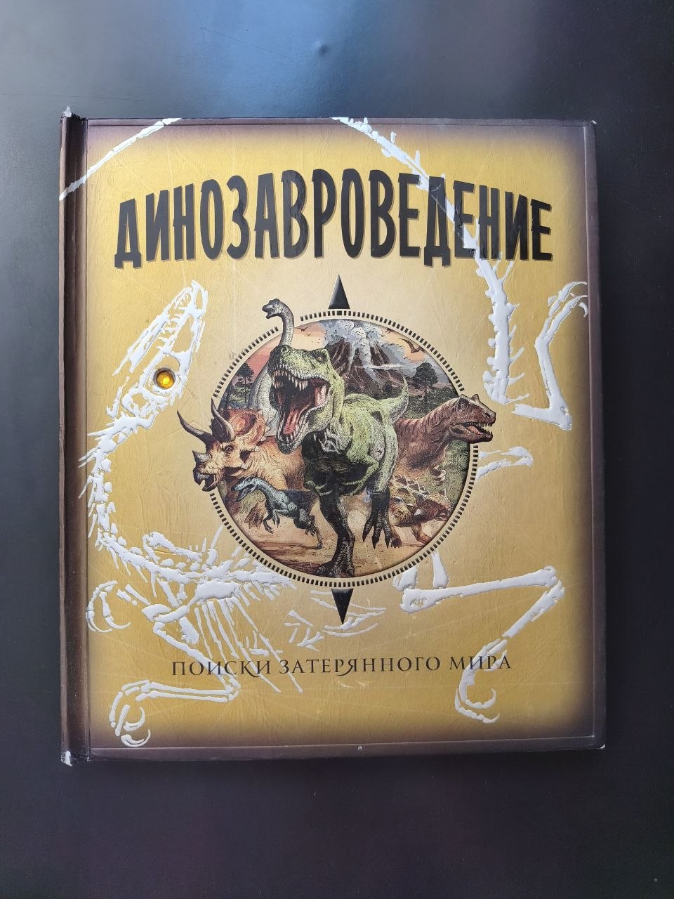 Книга про путешествие в мир динозавров