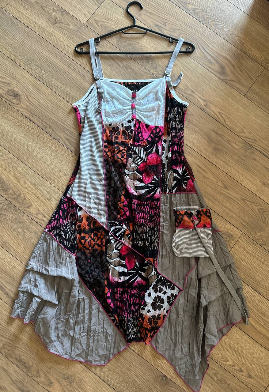Платье LanVie в эстетике fairy grunge, размер M/L