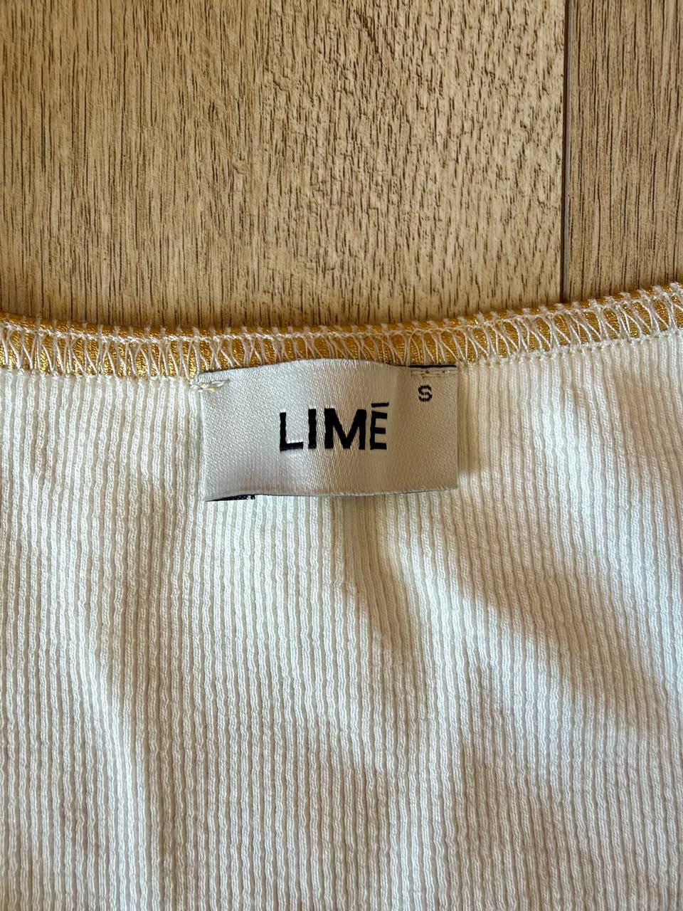 Золотой топ Lime, размер S