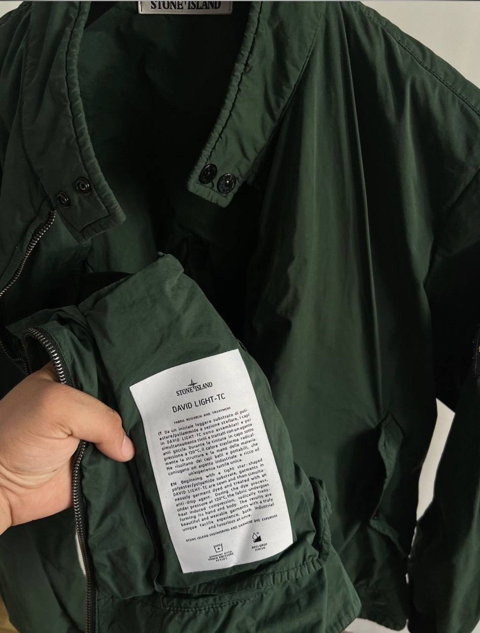 Ветровка Stone Island David Light TC, размер M-L