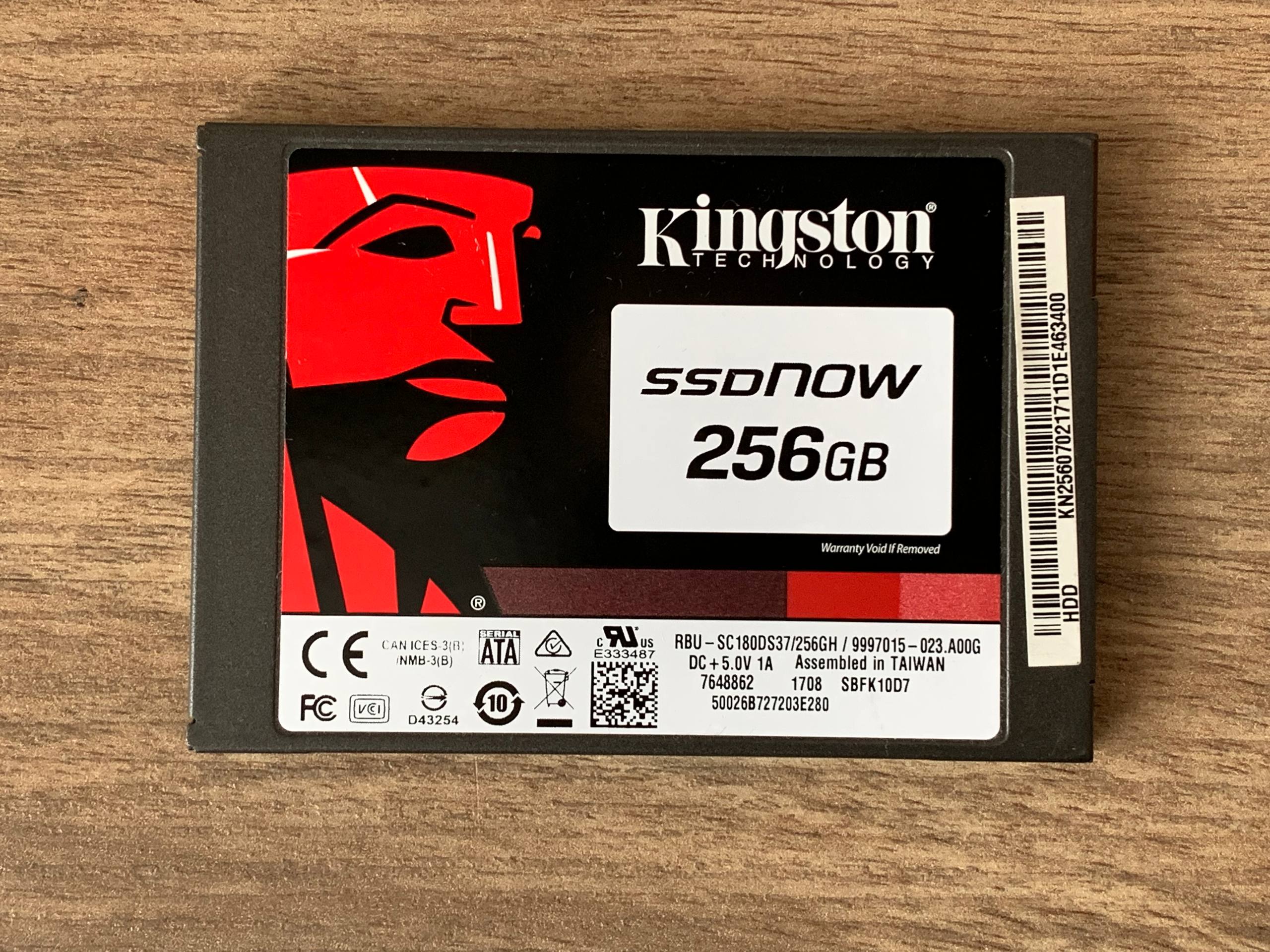 SSD Kingston 256GB