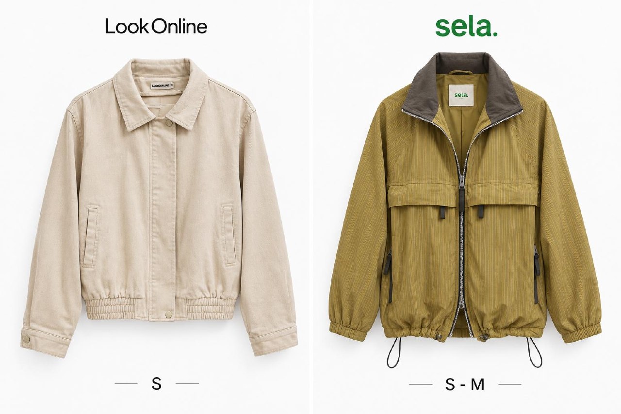 Светлая джинсовка LookOnline, S